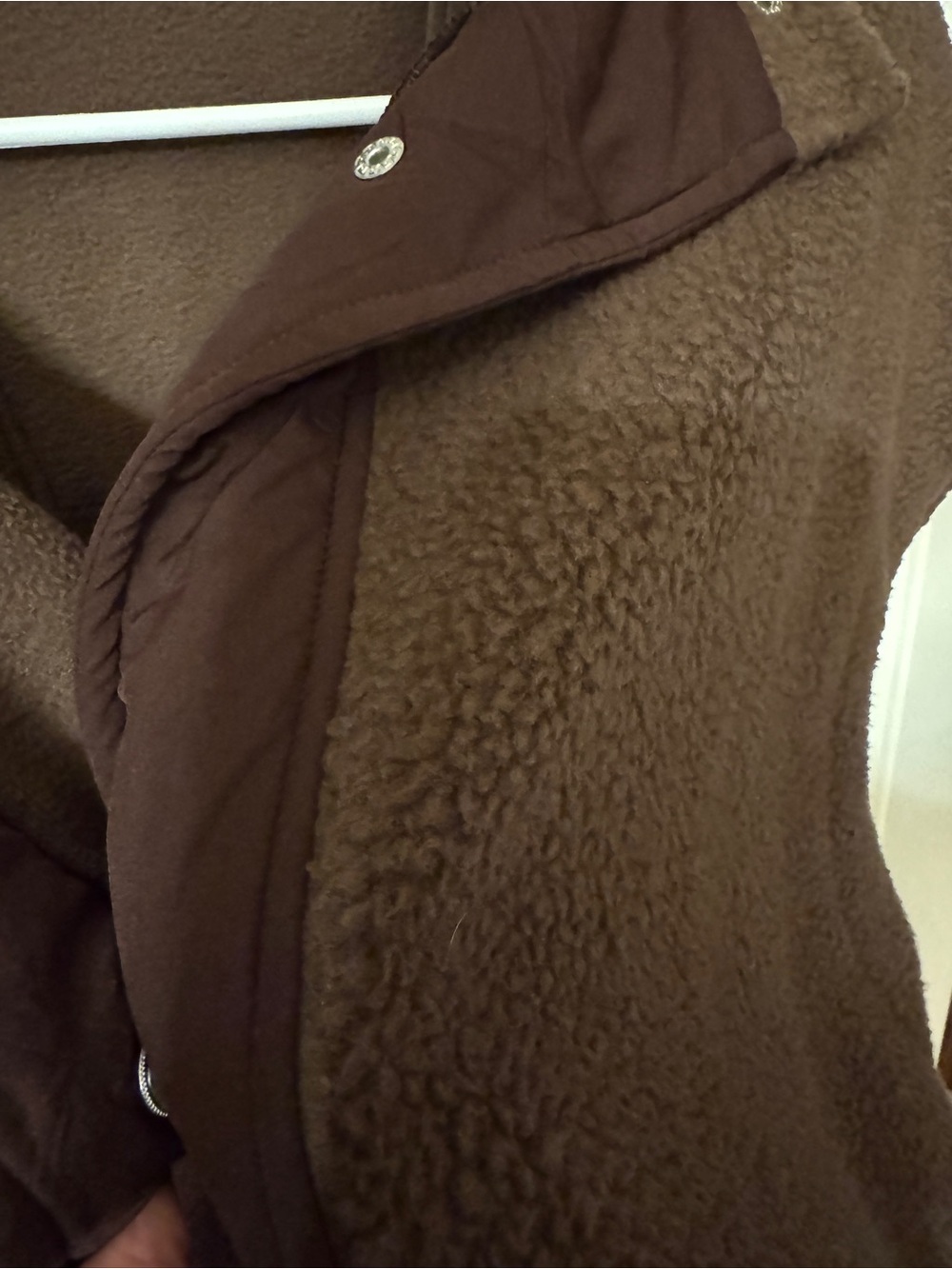 Brown Sherpa Vest - Picture 2 of 4
